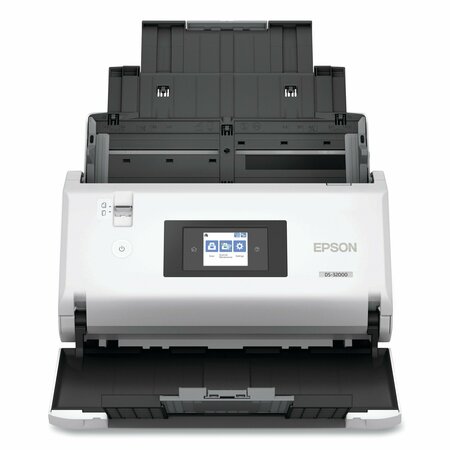 EPSON DS-32000 Large-Format Scanner, Scans Up to 12"x220", 1200 dpi Opt Res, 120-Sheet Duplex Auto Feeder B11B256201